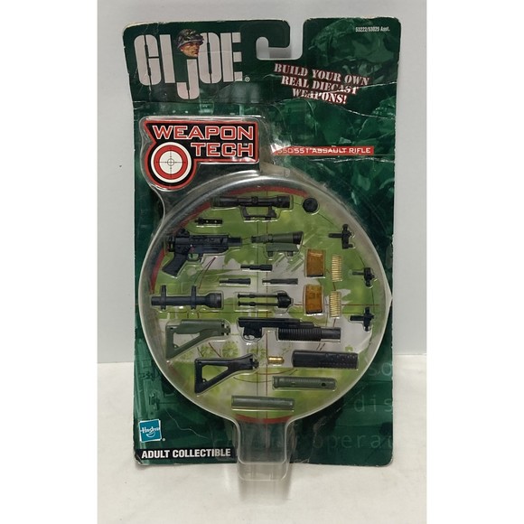G.I. Joe Weapon Tech 550/551 Assault Rifle Build Die-Cast Weapons Accessory 2002 - Picture 1 of 16